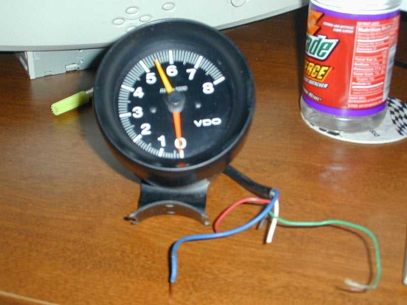 vdo tachometer wiring diagram