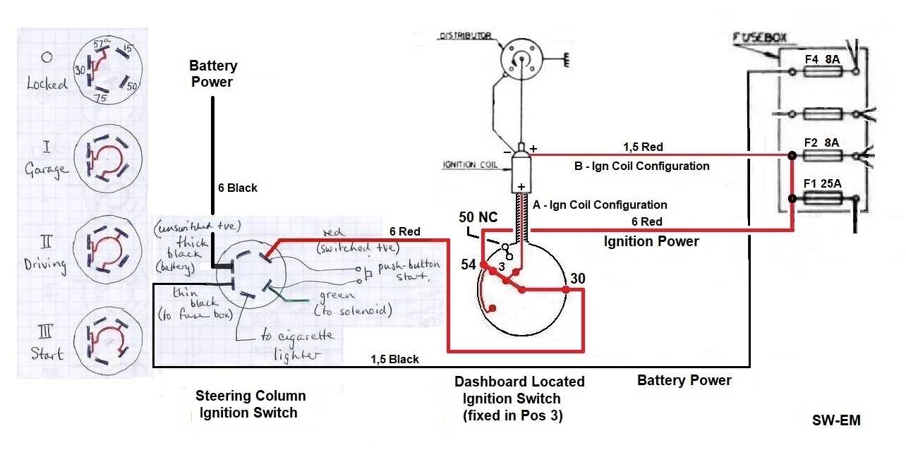 wiring diagram ignition switch