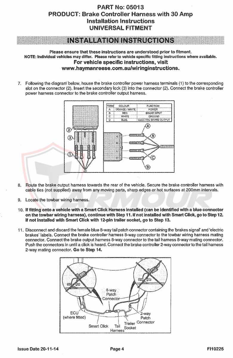 reese trailer brake controller wiring diagram