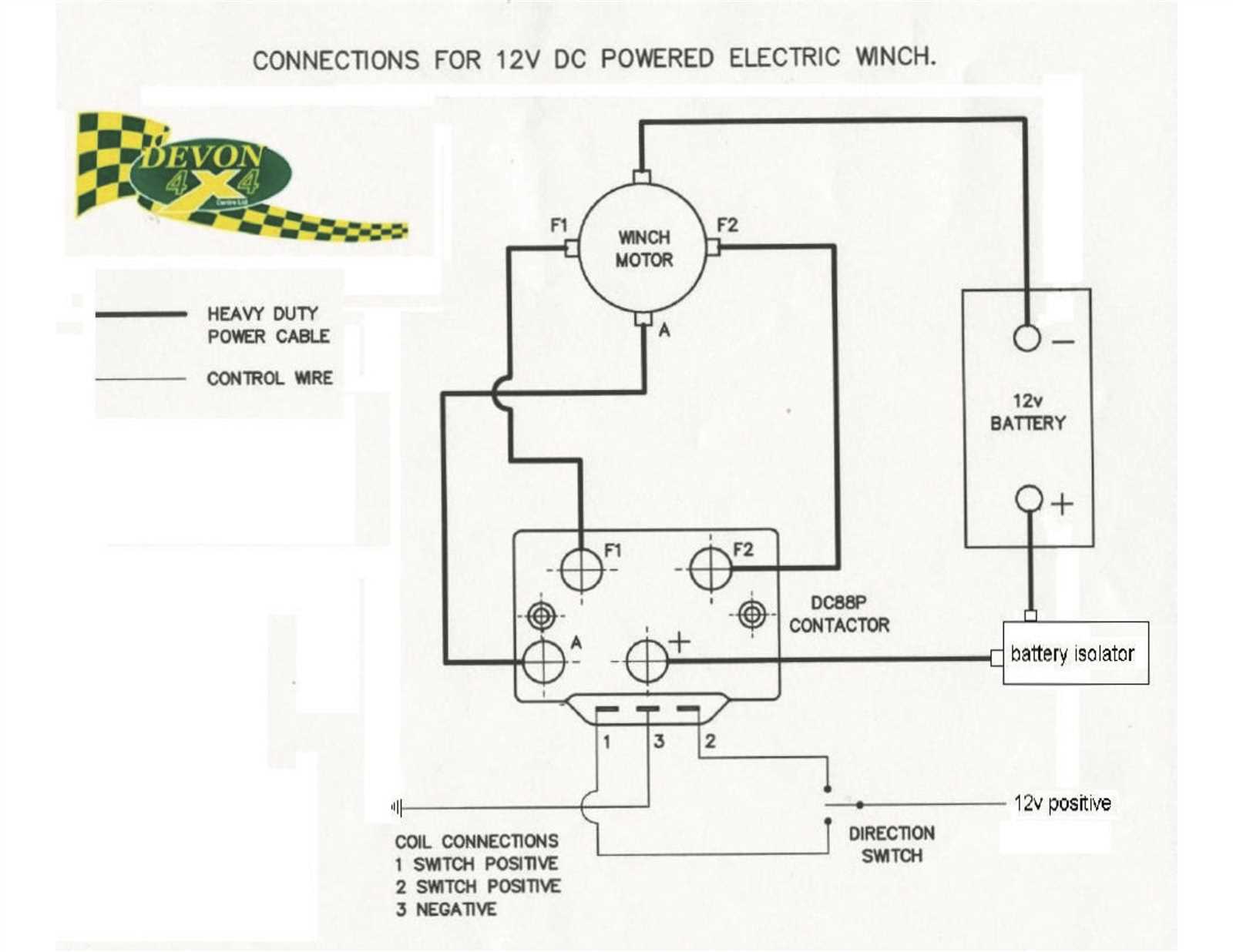 wiring diagram warn winch solenoid