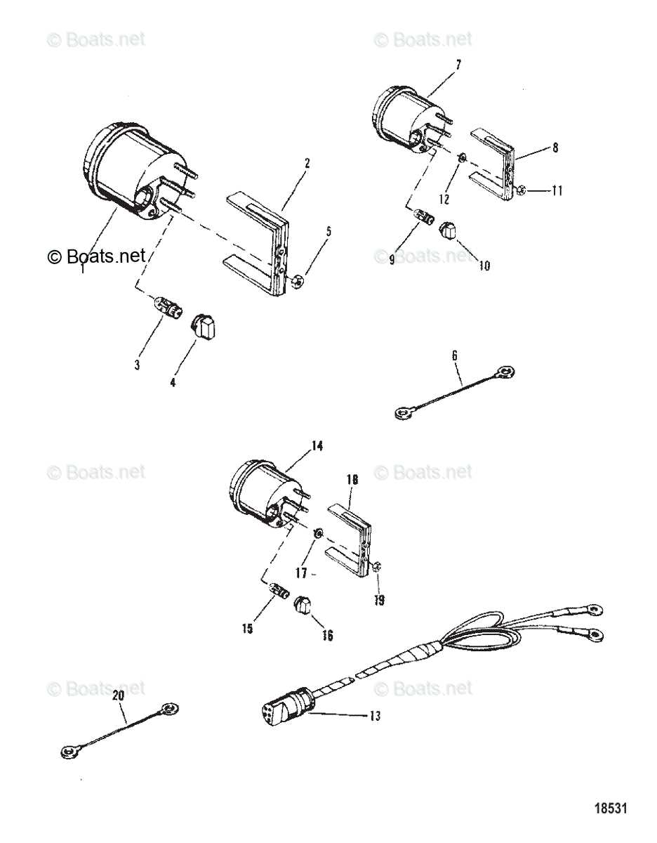 mercury outboard tachometer wiring diagram