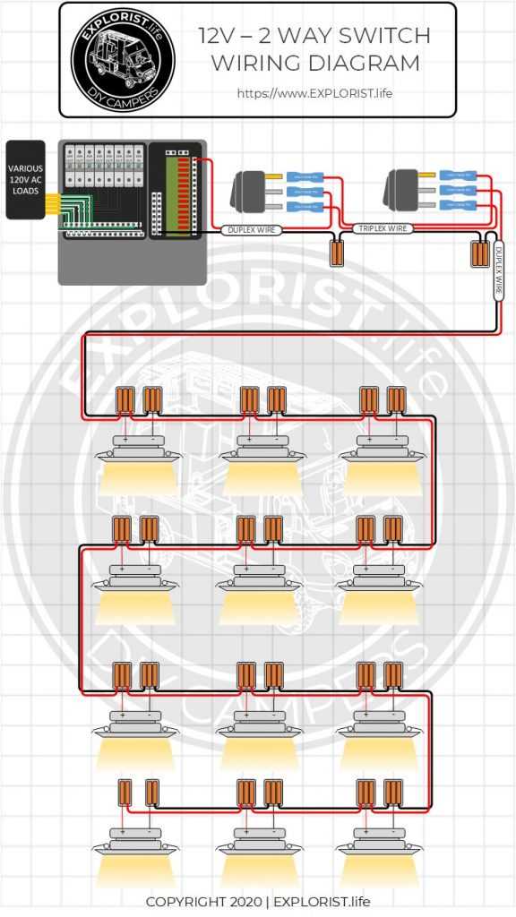 12v 2 way switch wiring diagram