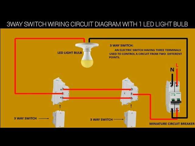 wiring diagram of 3 way light switch