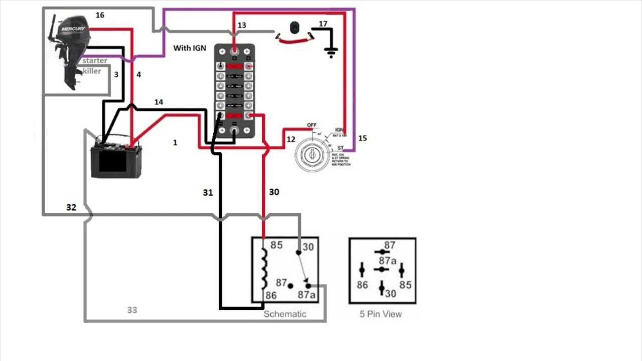 schematic boat wiring diagram