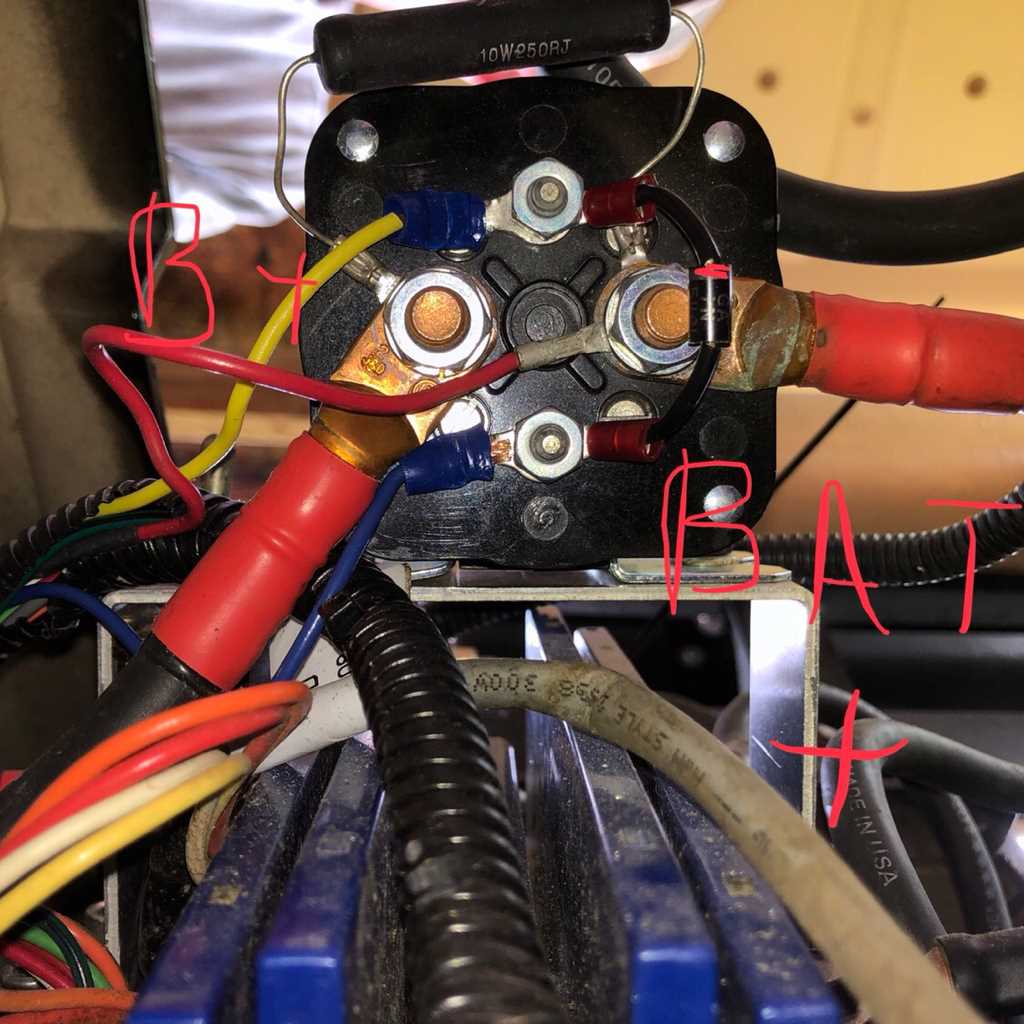 ezgo golf cart solenoid wiring diagram