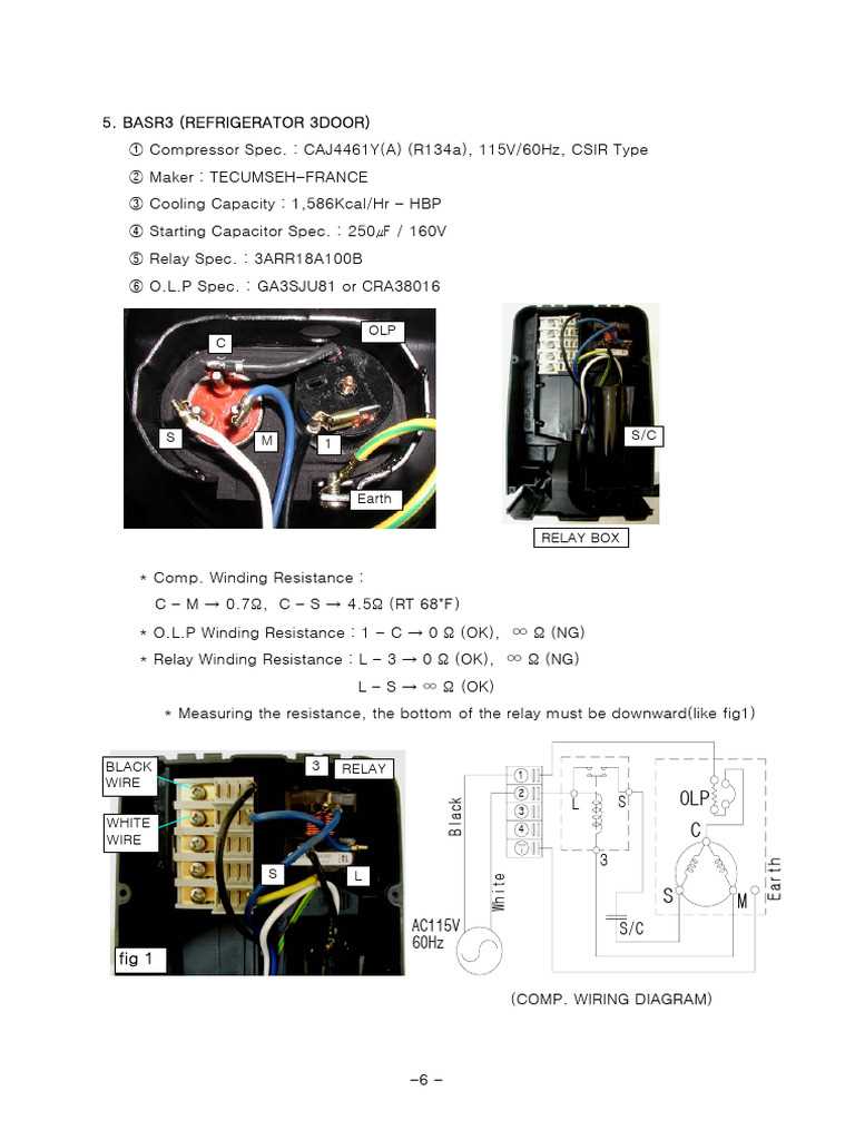 wiring diagram compressor