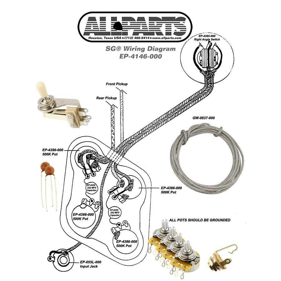 sg guitar wiring diagram