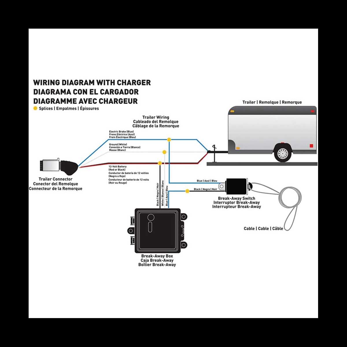 trailer breakaway system wiring diagram