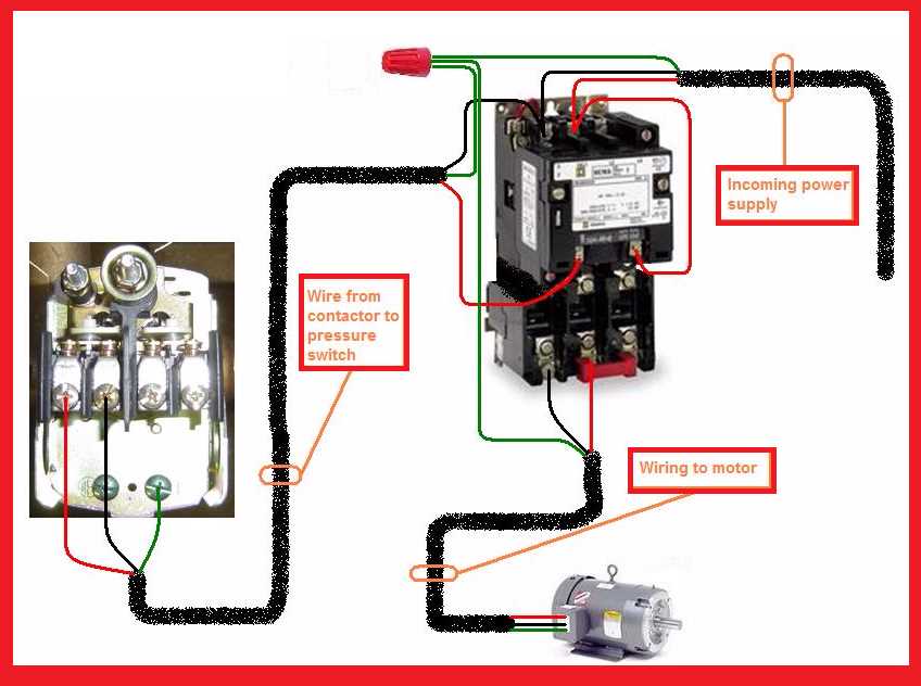 single phase lighting contactor wiring diagram