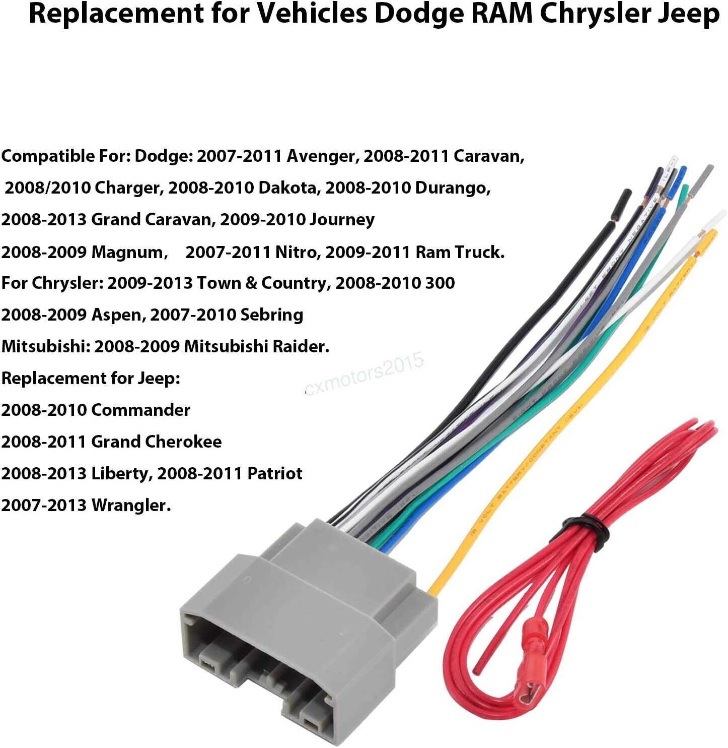 2013 jeep wrangler stereo wiring diagram