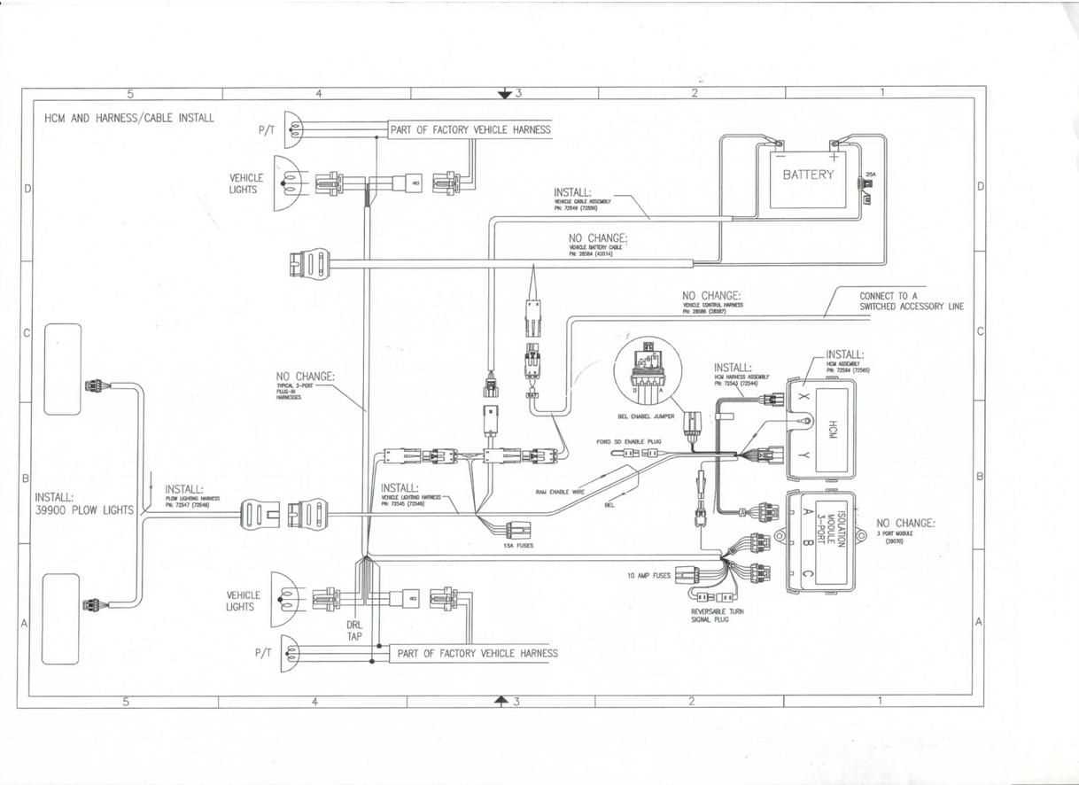 snow plow wiring diagram