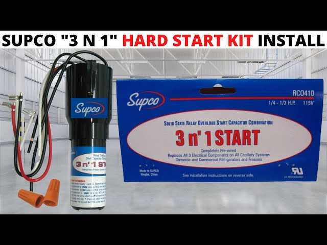 supco hard start kit wiring diagram