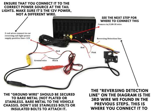 boss reverse camera wiring diagram