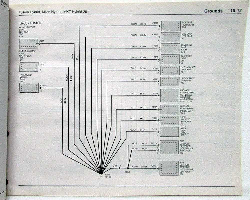 2011 ford fusion radio wiring diagram