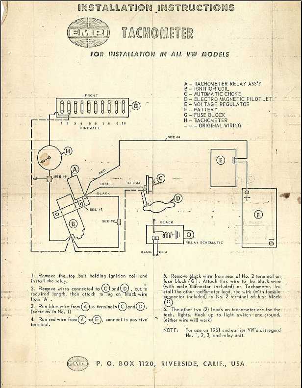 sunpro tachometer wiring diagram