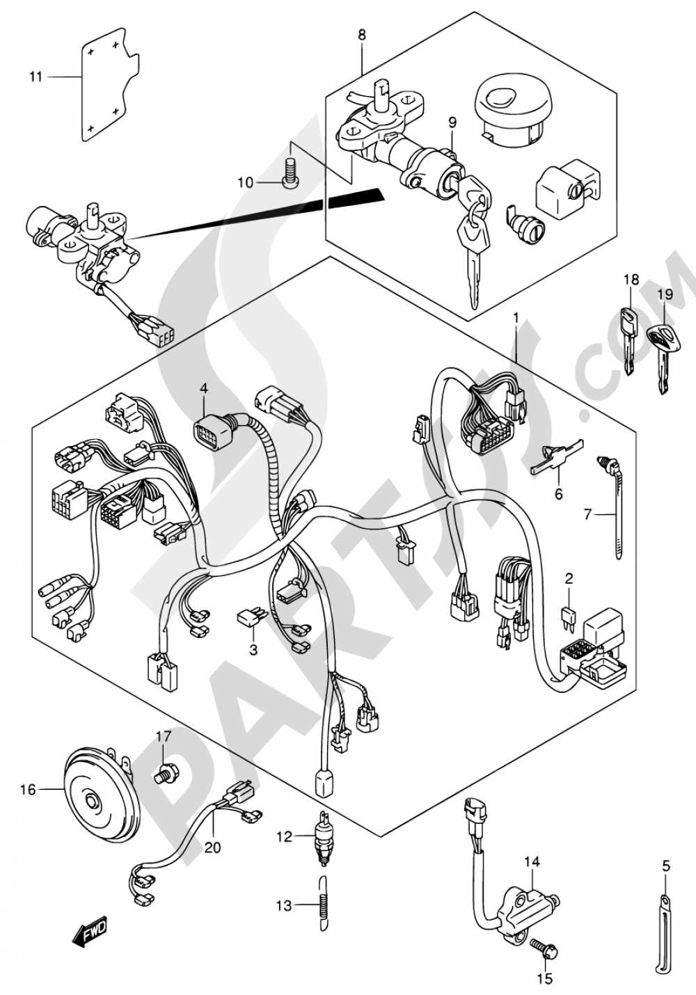 suzuki intruder 800 wiring diagram