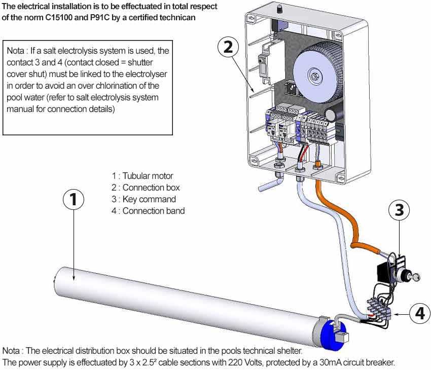 swimming pool electrical wiring diagram