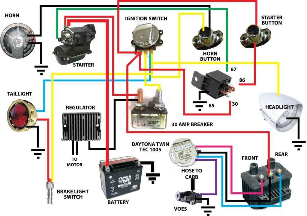 harley starter relay wiring diagram