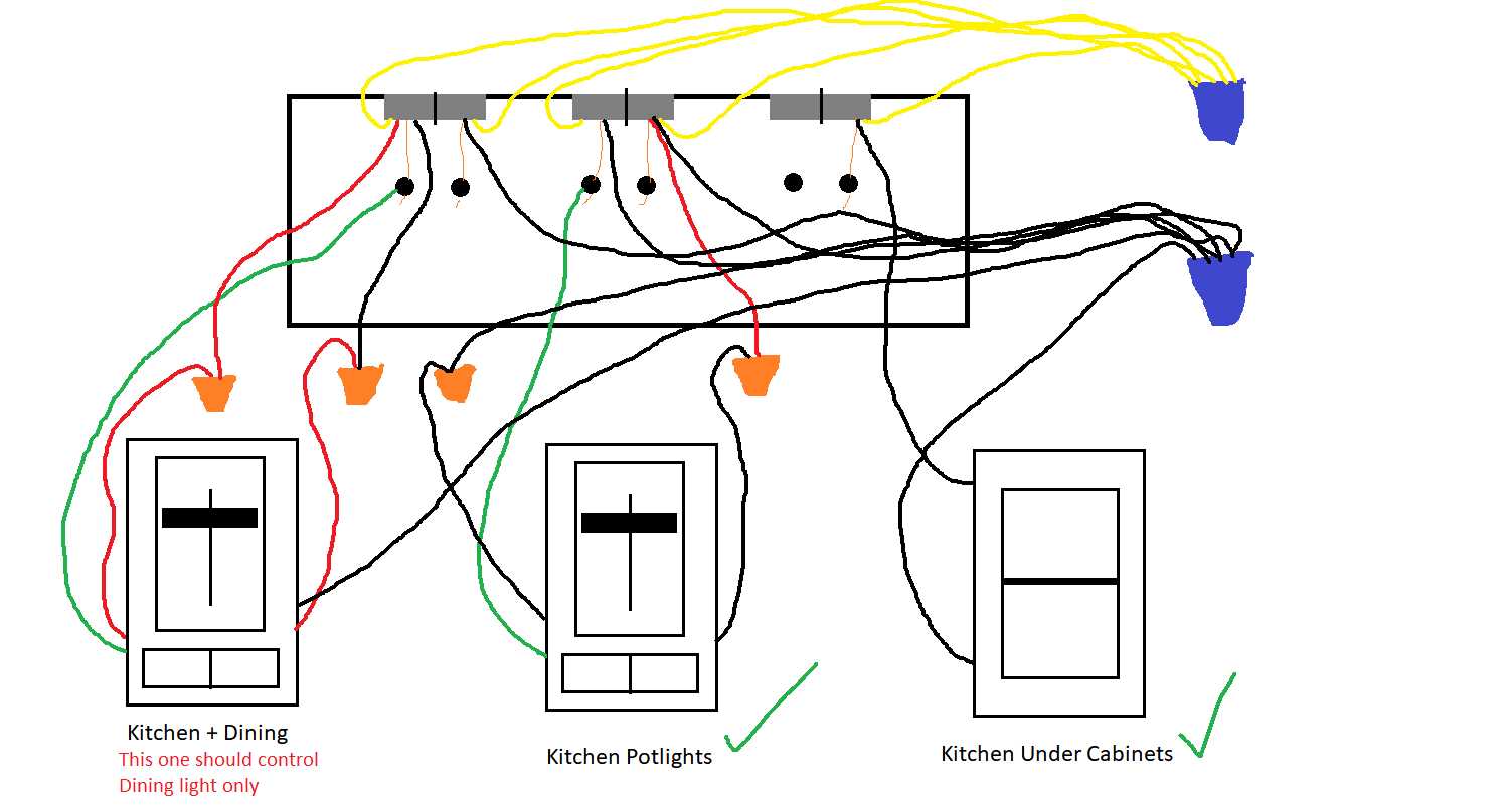 wiring diagram for kitchen