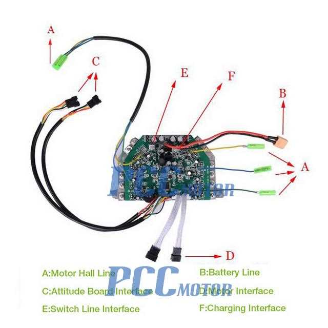 throttle hoverboard motor wiring diagram