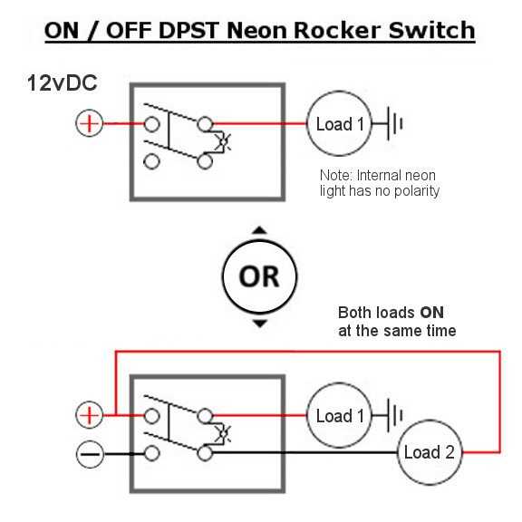 12v lighted toggle switch wiring diagram