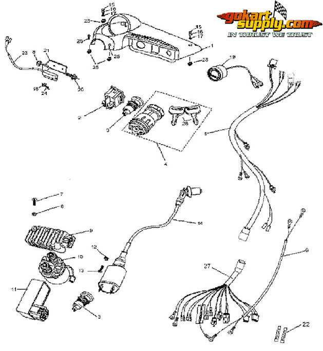 150cc go kart wiring diagram