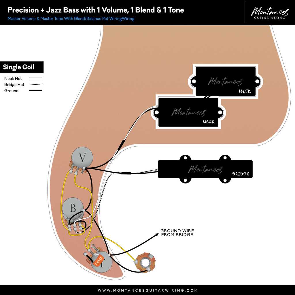 fender precision bass wiring diagram