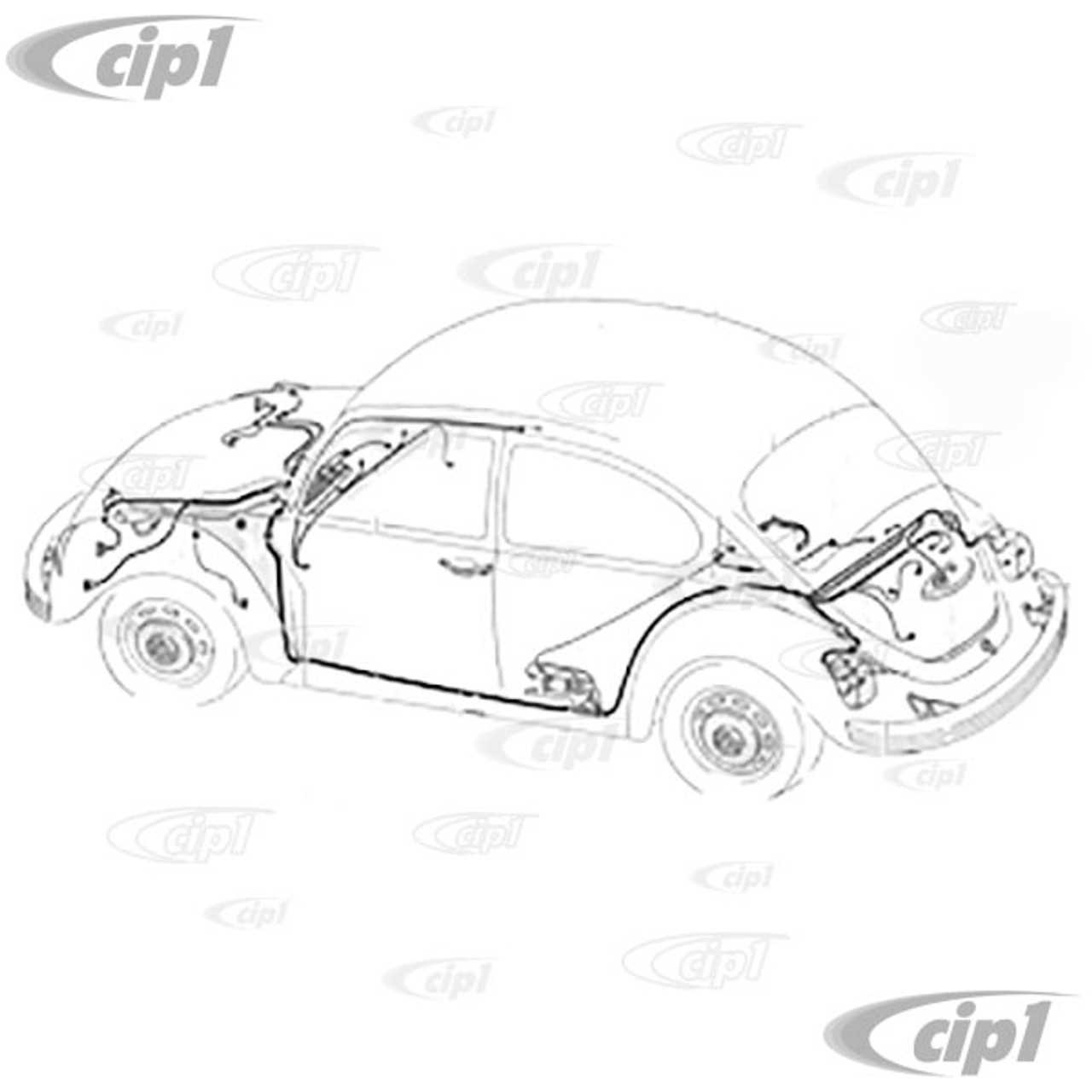 vw beetle wiring diagram