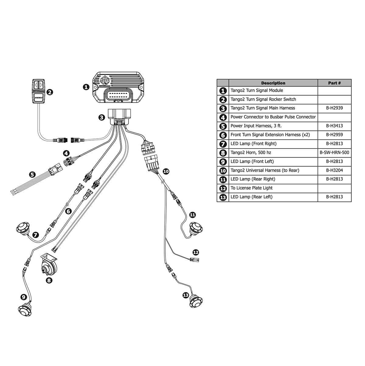 universal turn signal switch wiring diagram