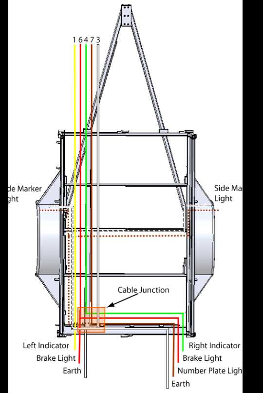 trailer marker light wiring diagram