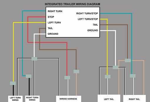 trailer tail light wiring diagram