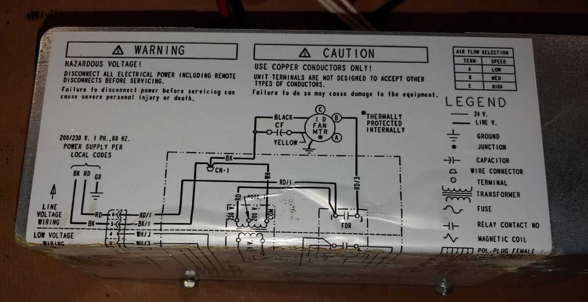 trane condenser wiring diagram