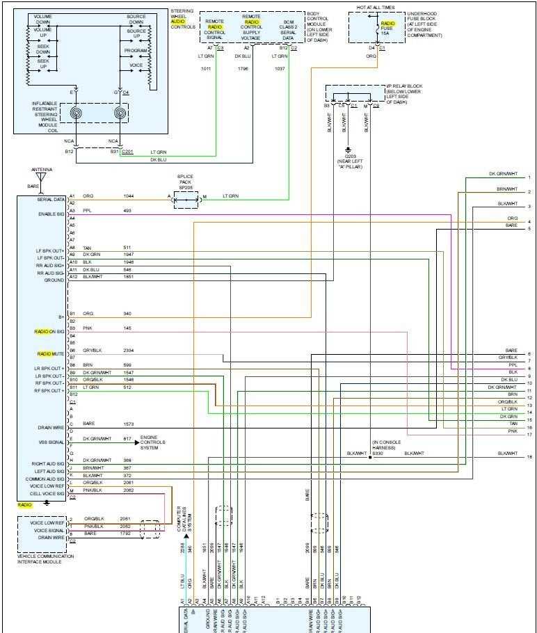 2010 silverado stereo wiring diagram