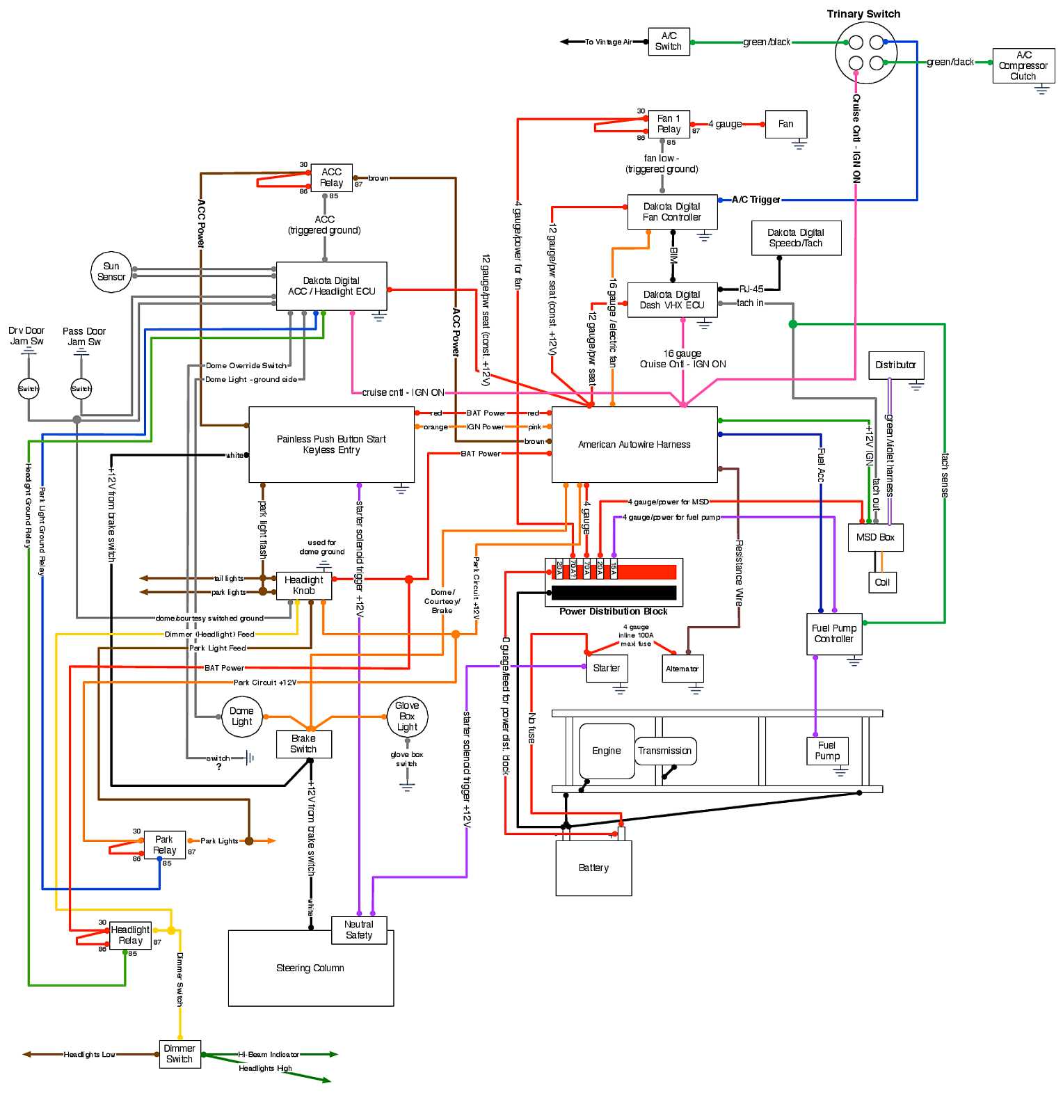 vintage air wiring diagram