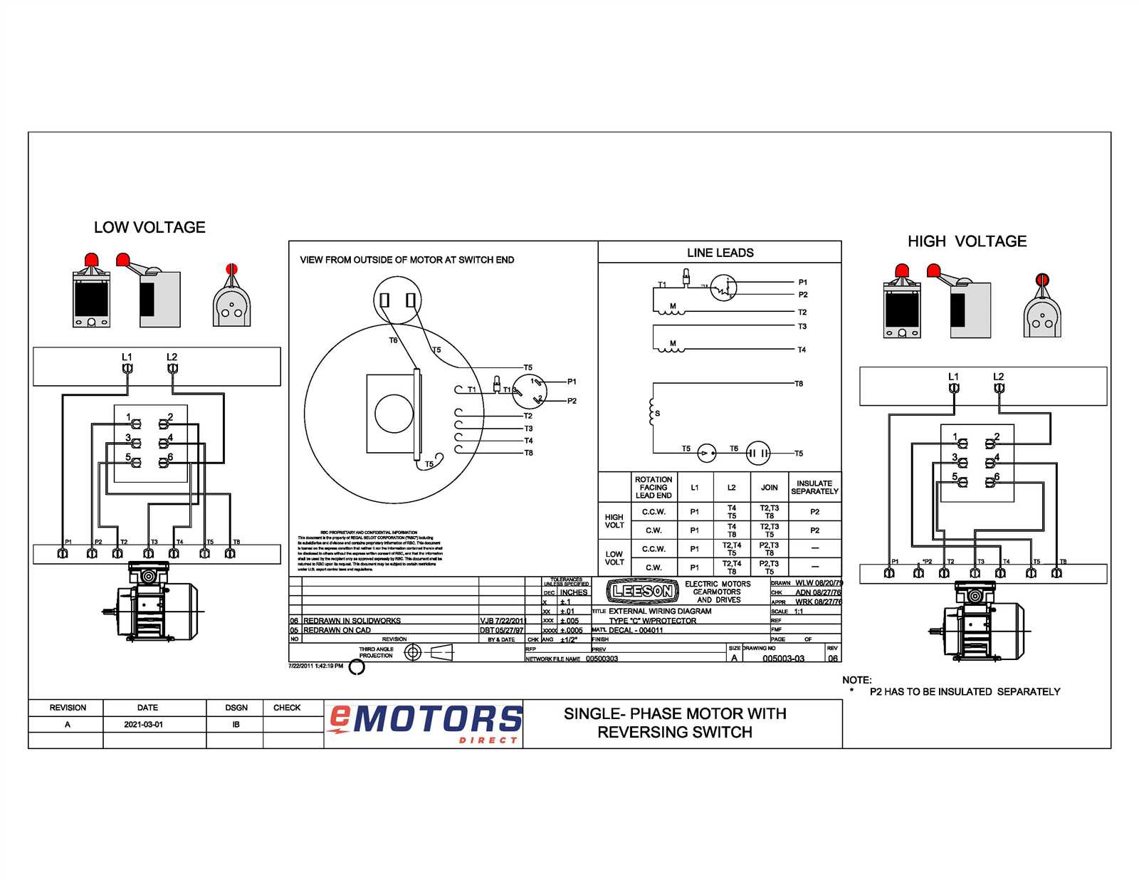 dual voltage motor wiring diagrams