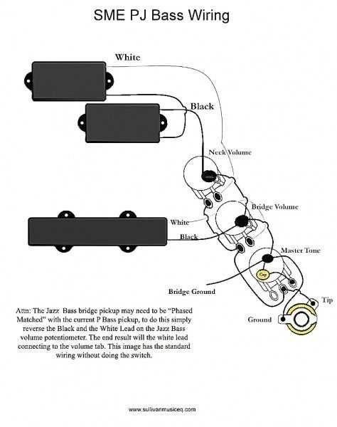 j bass wiring diagram