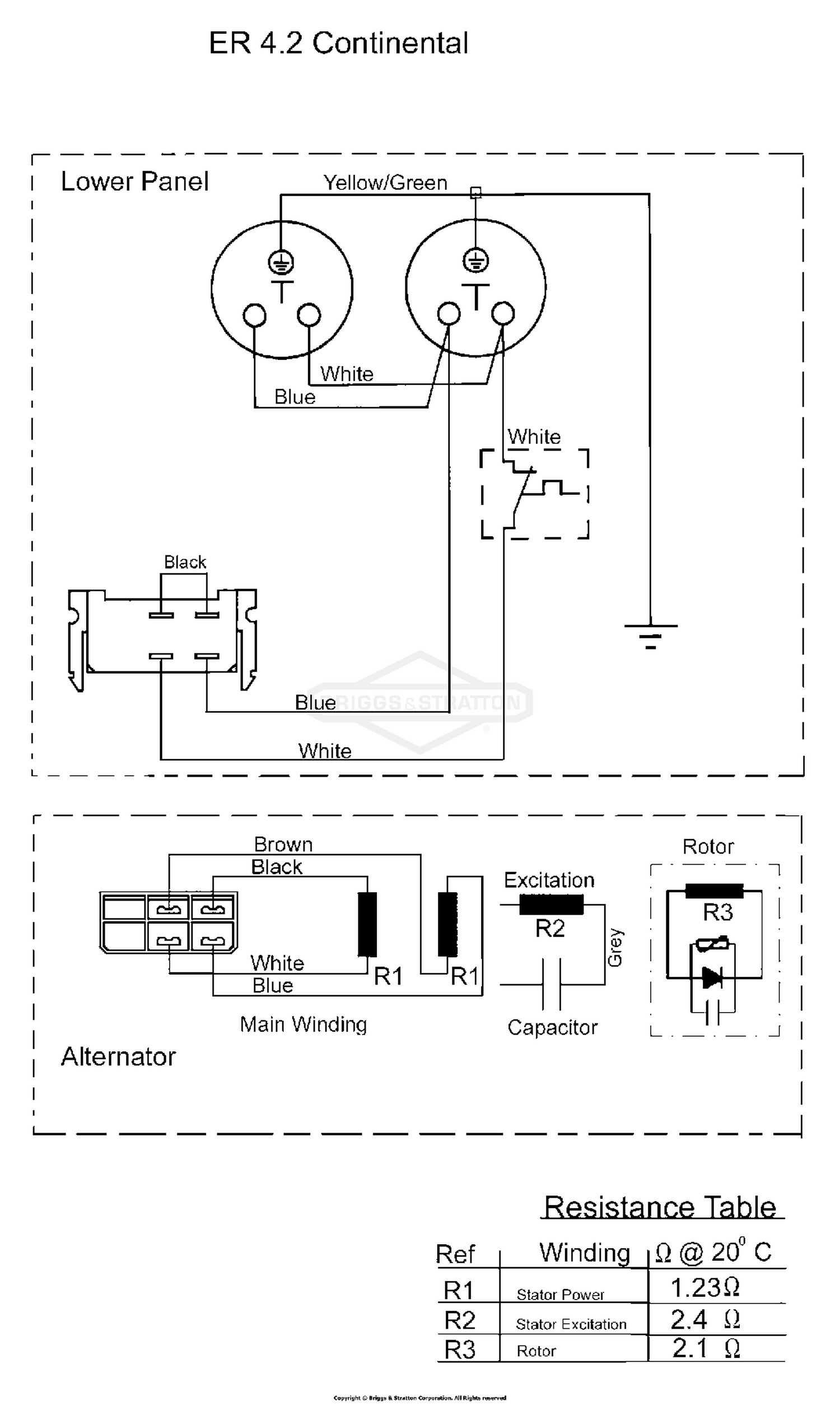 briggs and stratton v twin wiring diagram