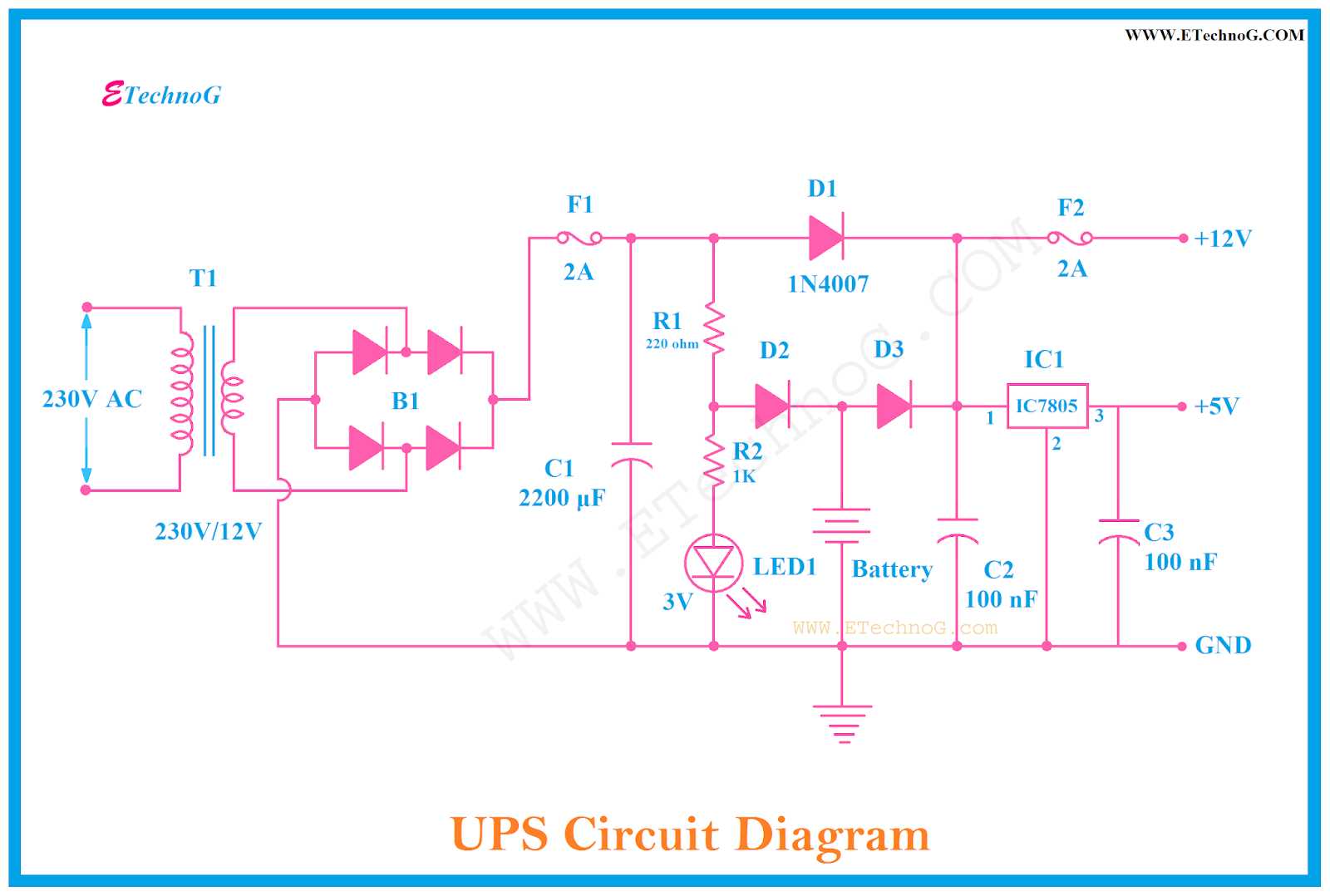 uninterruptible power supply wiring diagram