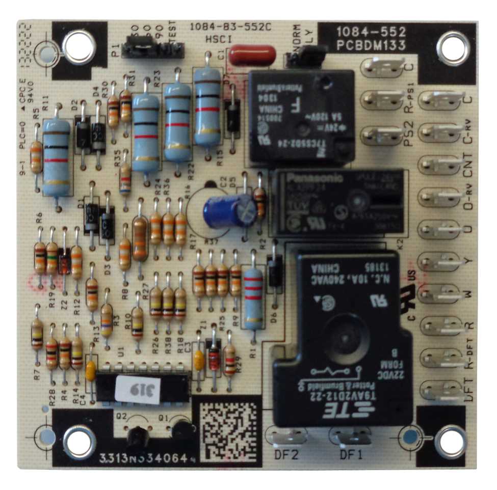 goodman fan control board wiring diagram