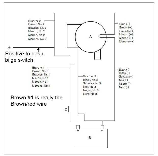 2 wire bilge pump wiring diagram