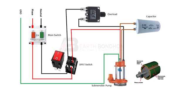 220v 2 wire well pump wiring diagram