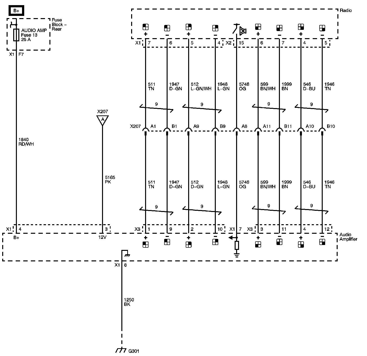 2008 chevy malibu radio wiring diagram