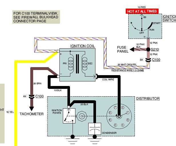 wiring diagram for hei distributor