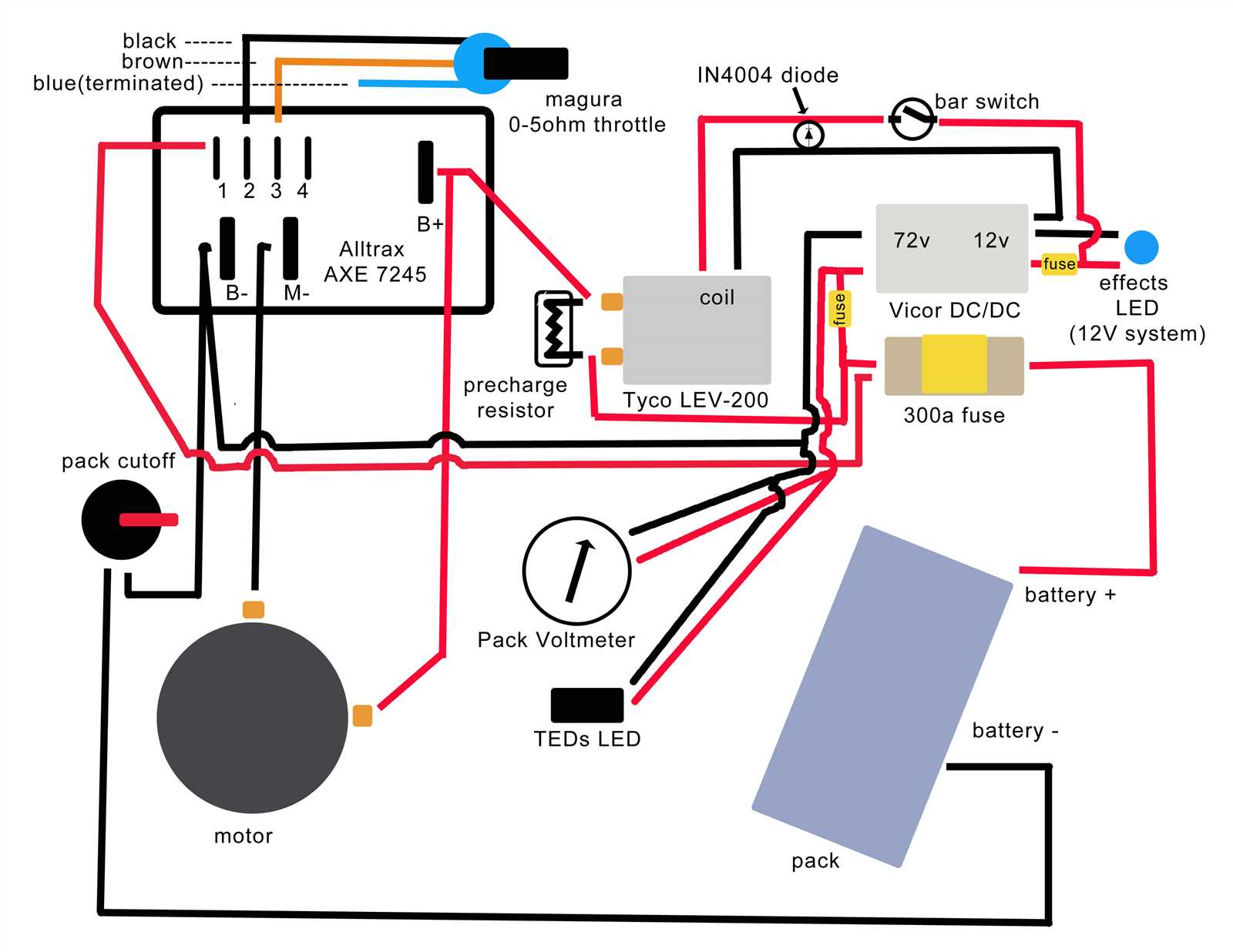 electric scooter wiring diagram