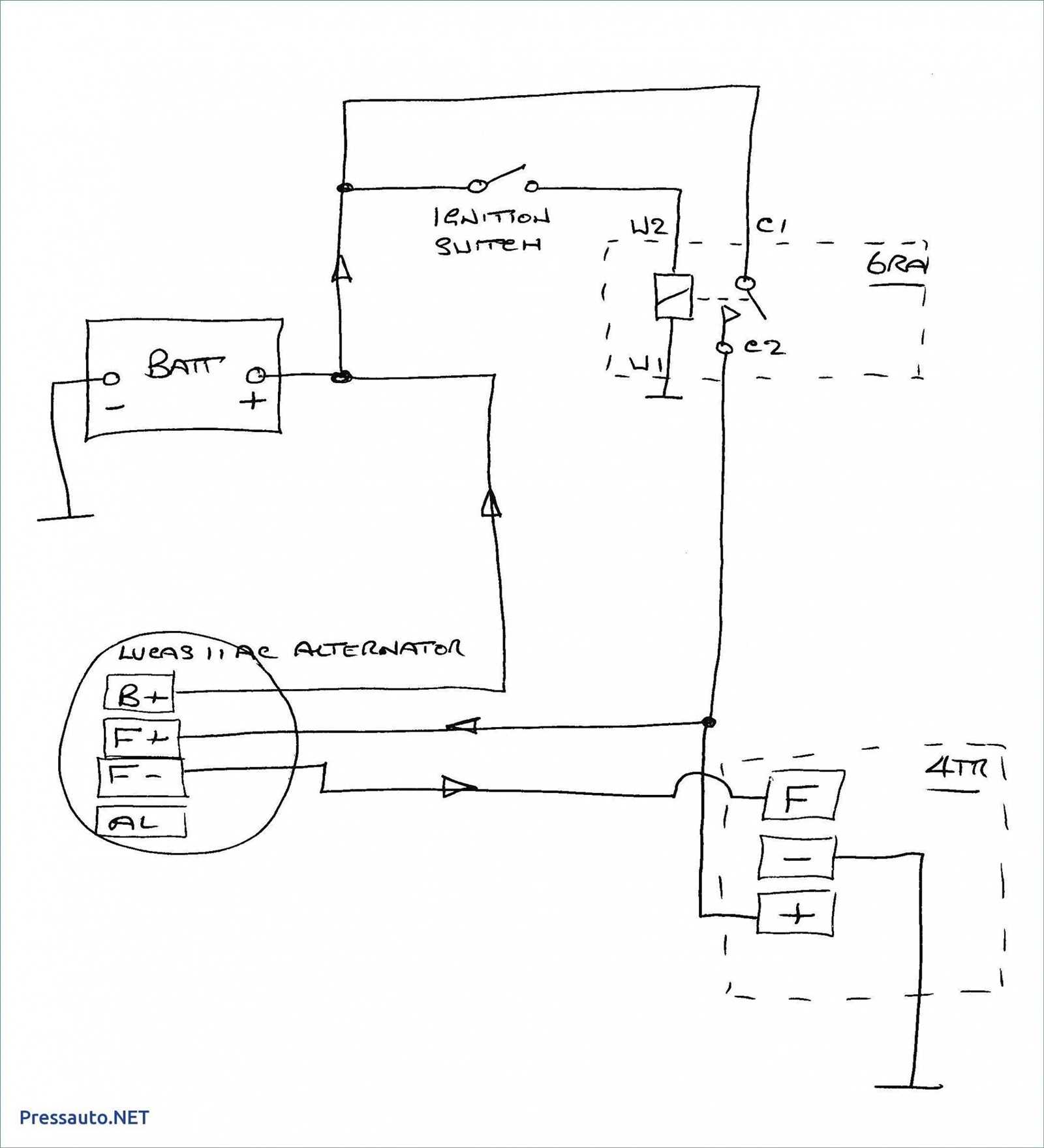 wiring diagram for chevy 350 alternator