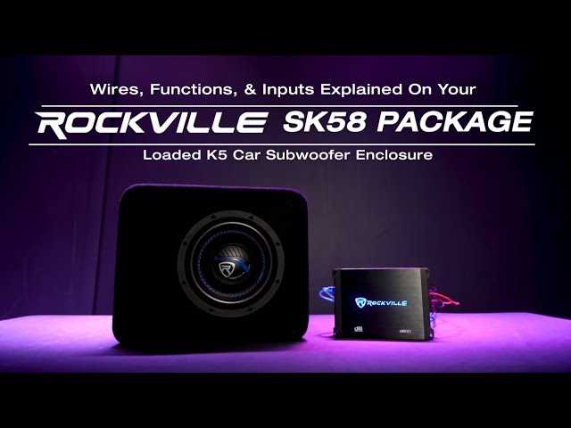 rockville subwoofer wiring diagram