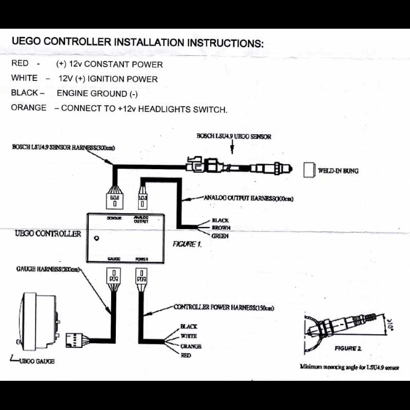 aem air fuel gauge wiring diagram