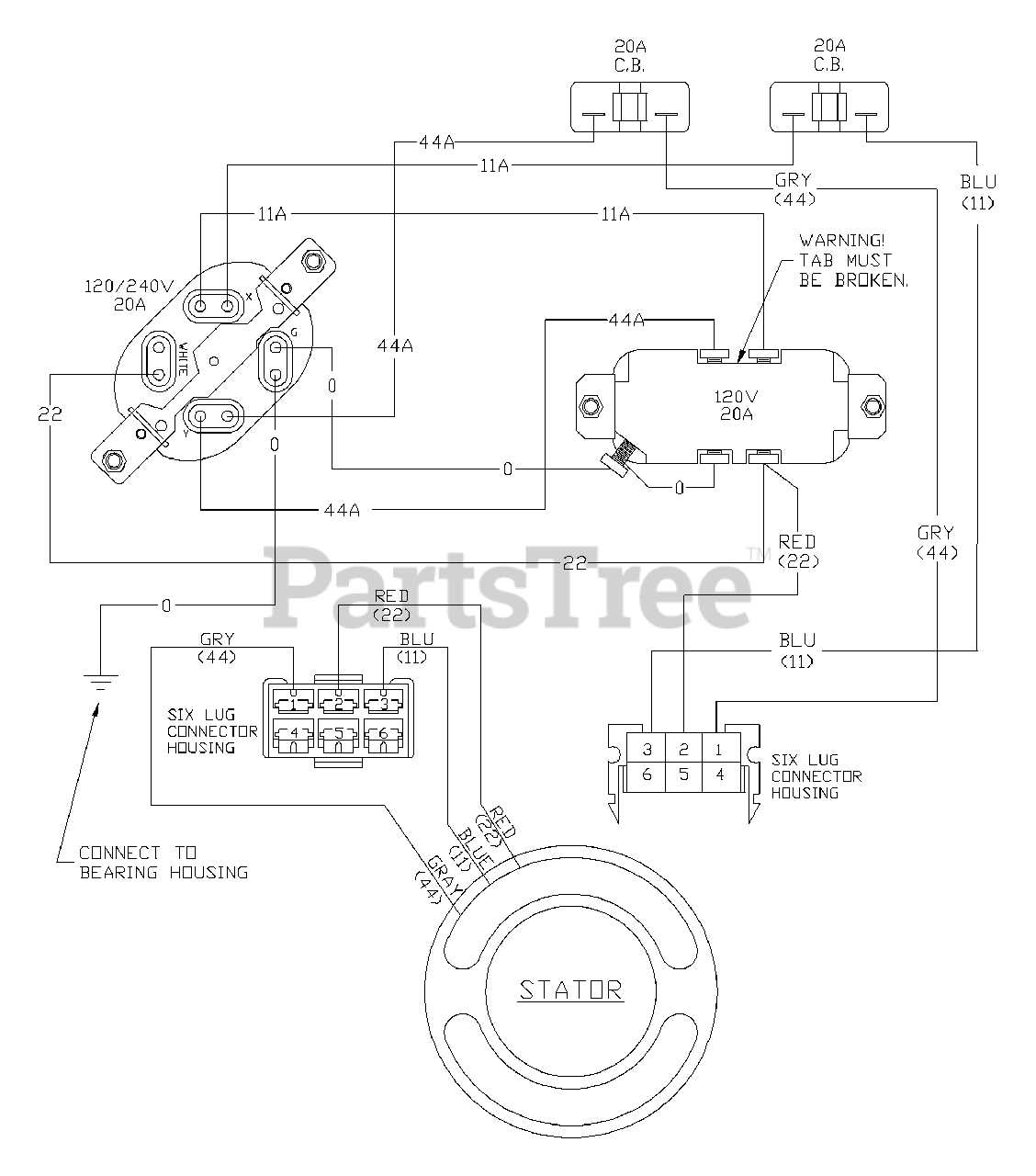 portable generator wiring diagram