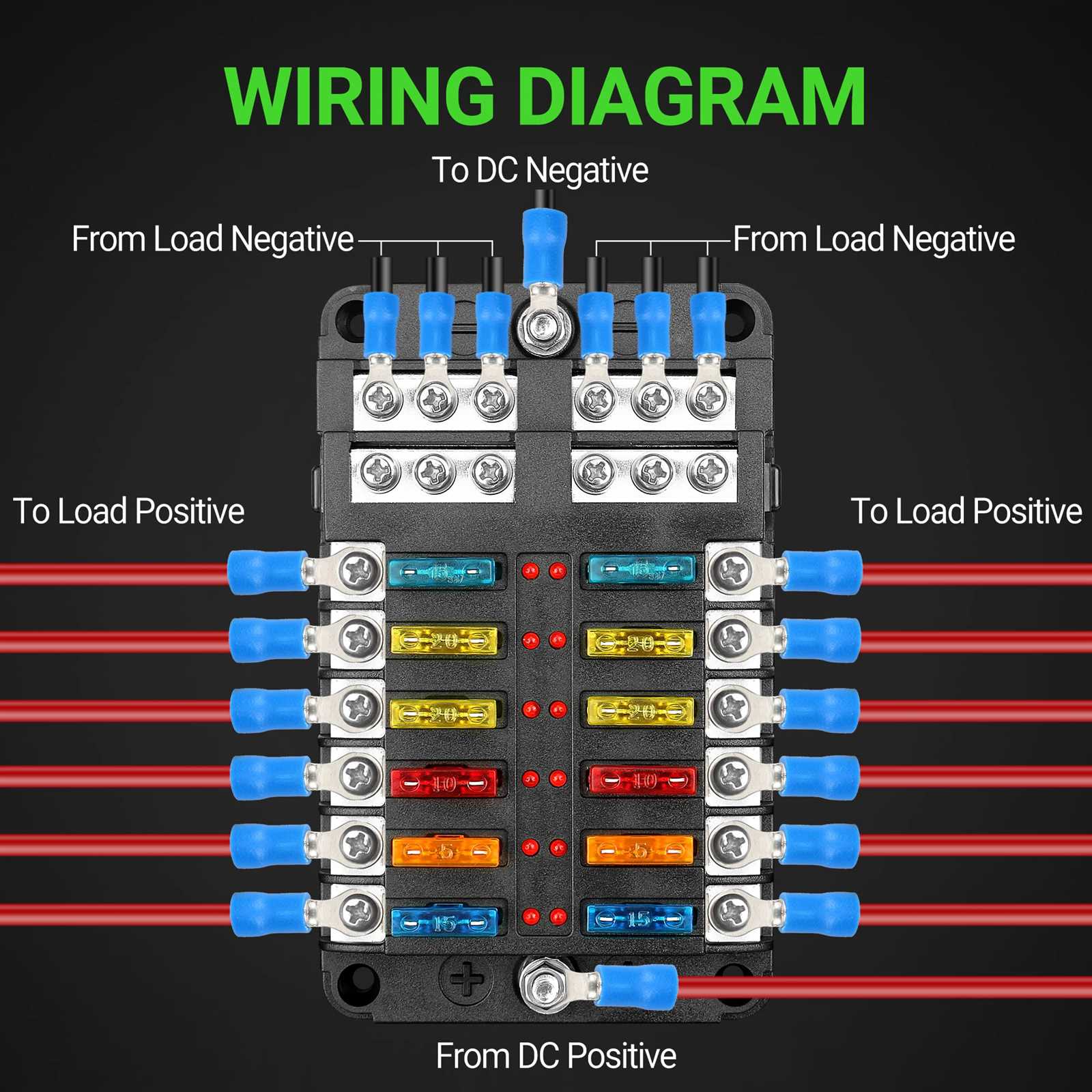 12 volt fuse block wiring diagram