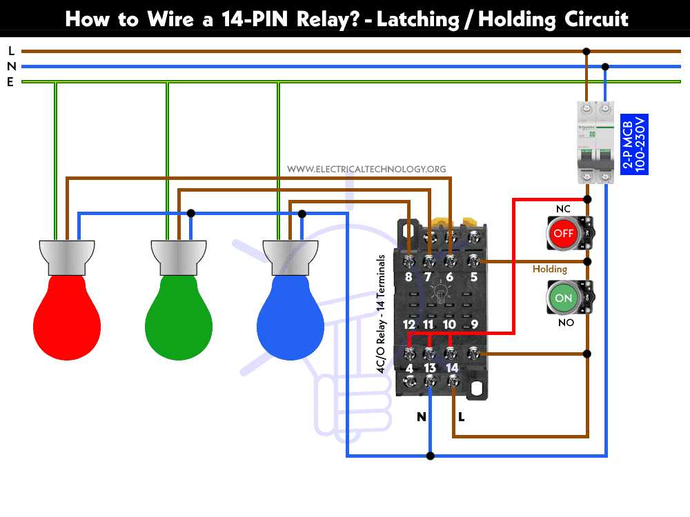 24v 8 pin relay wiring diagram